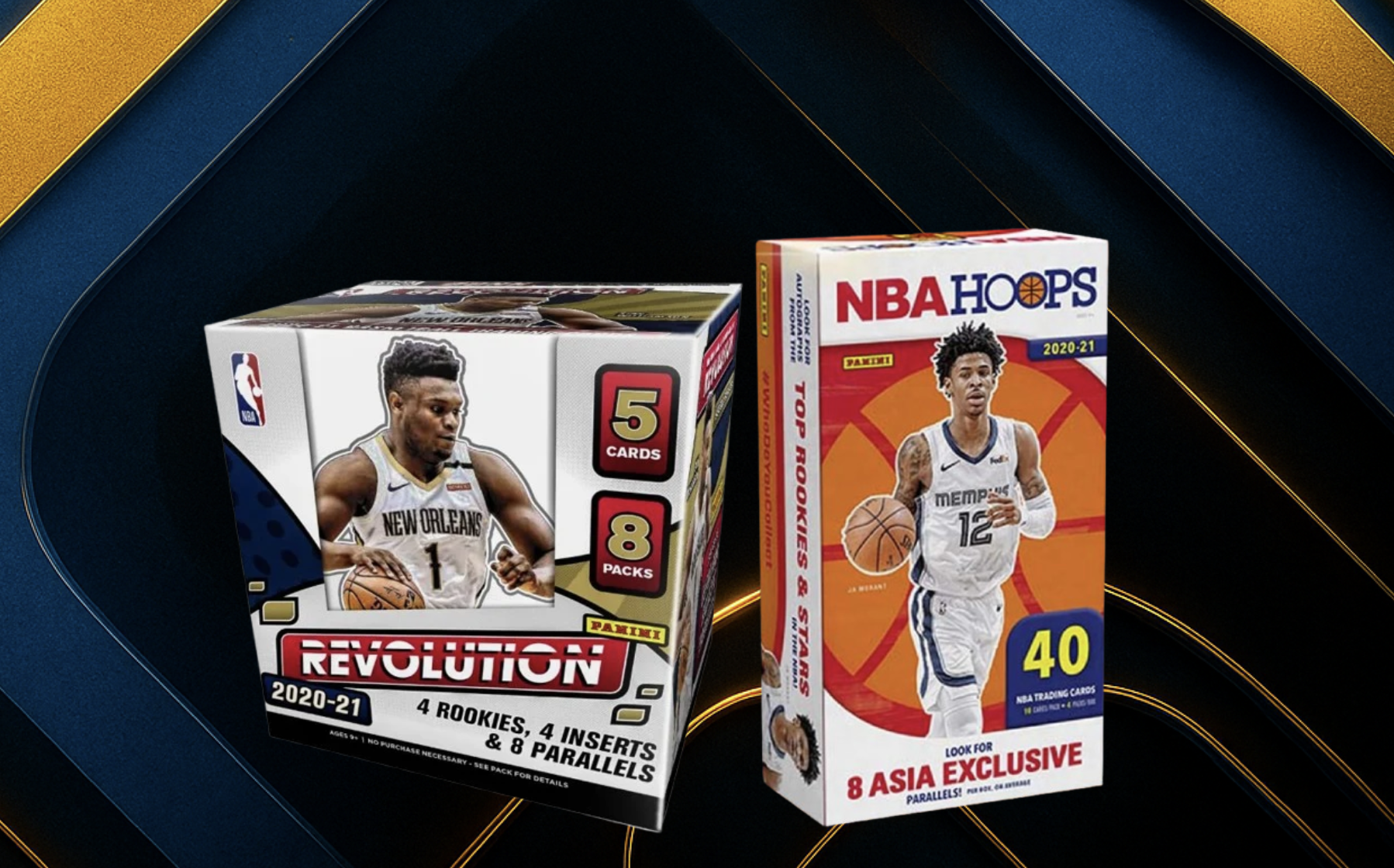 2020 panini Revolution hobby + hoops asia