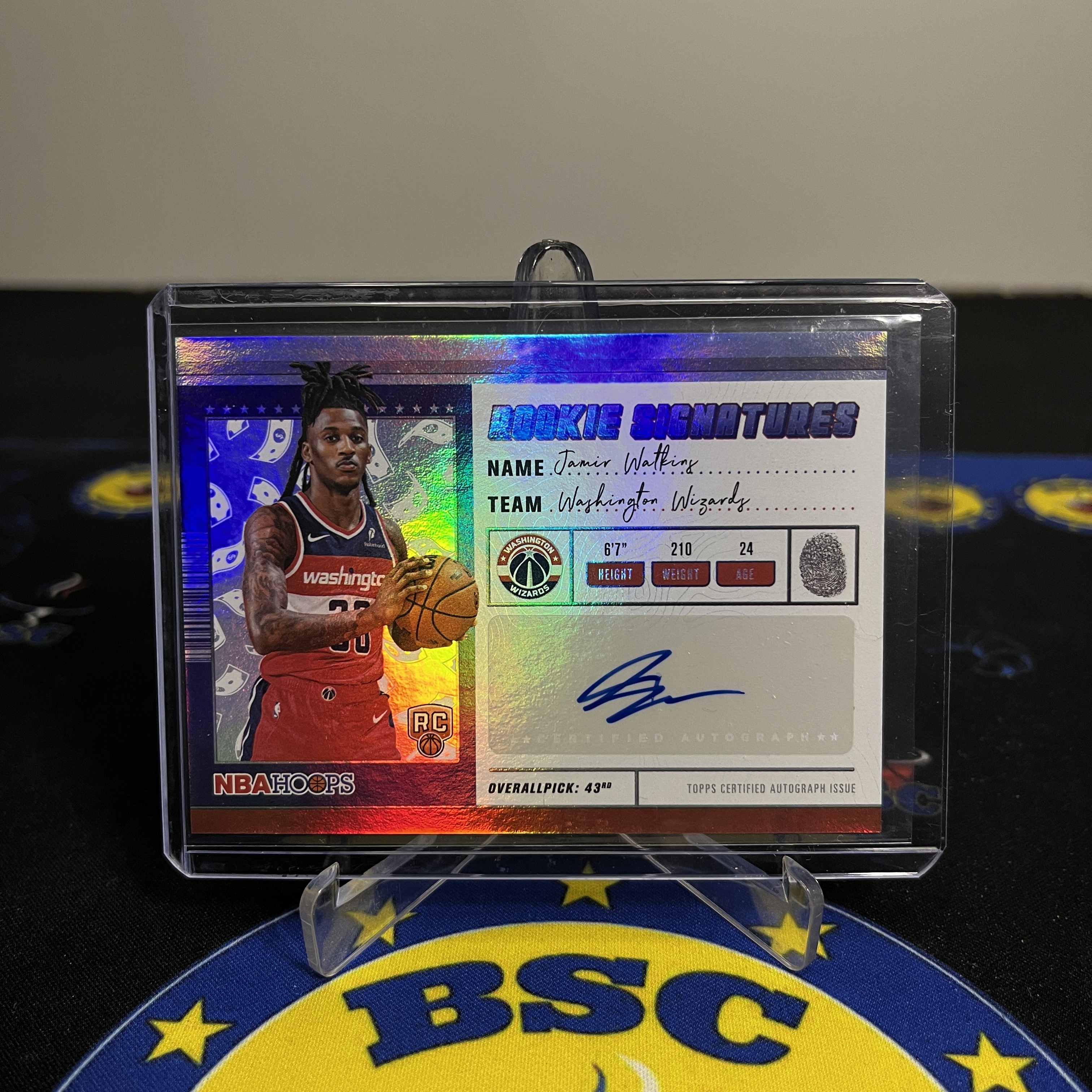 Jamir Watkins Topps Hoops 2025