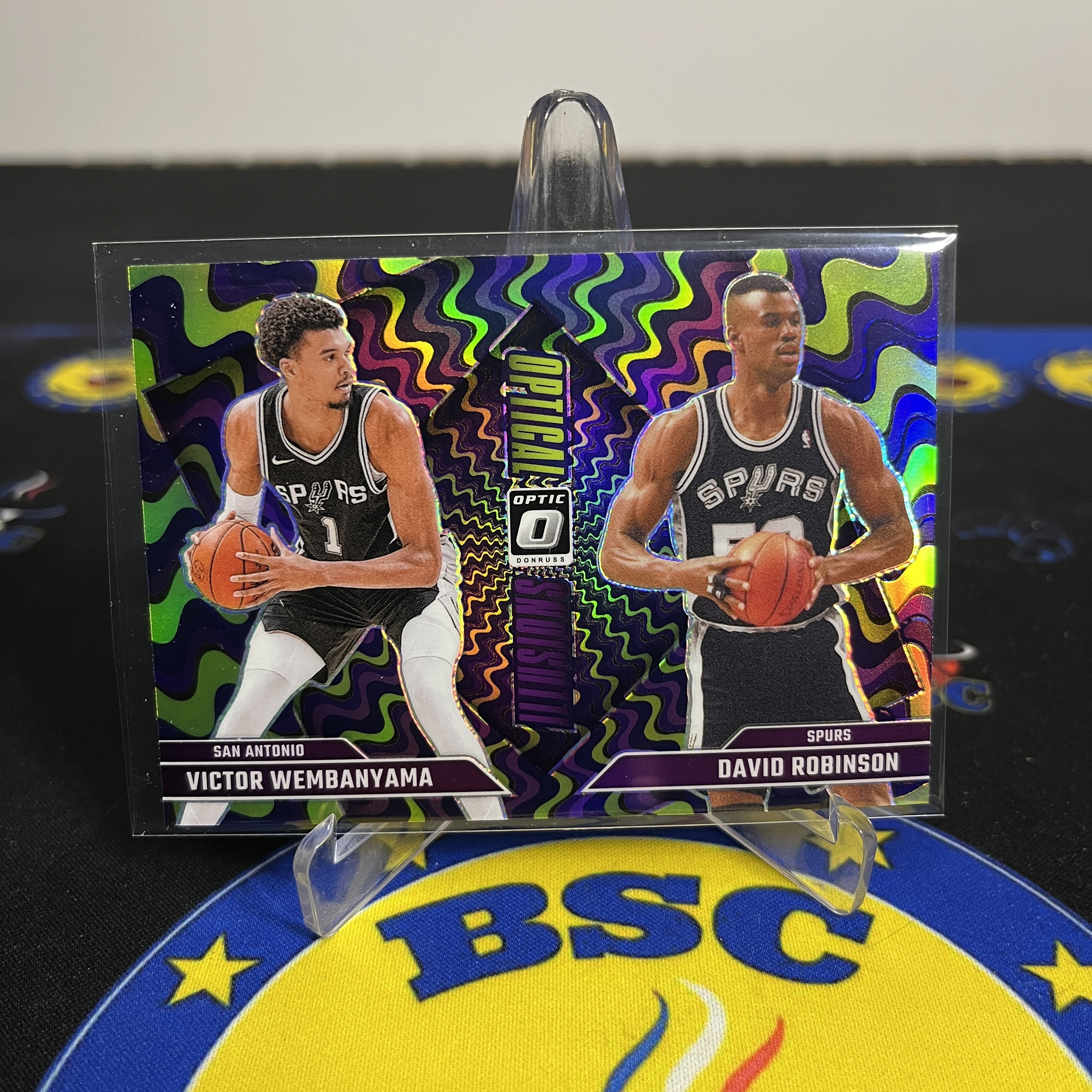 Victor Wembanyama / David Robinson Panini Optic 2024